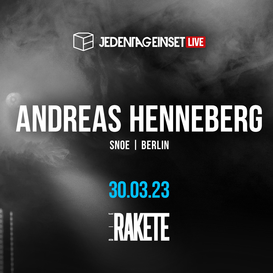 Cover von Andreas Henneberg - Jeden Tag ein Set Live, Die Rakete 30.03.2023