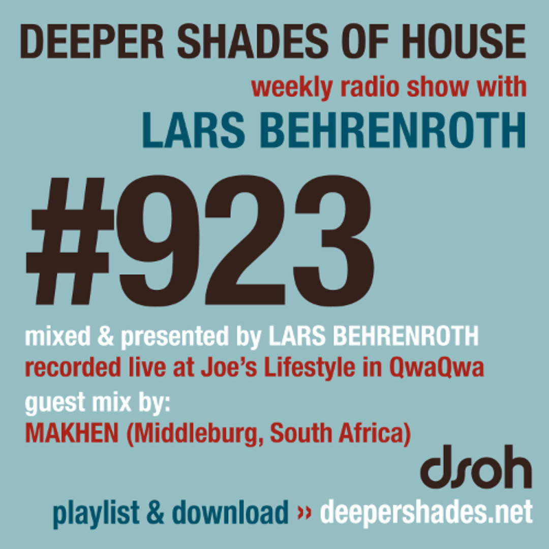 Cover von DSOH #923 Deeper Shades Of House w/ guest mix by MAKHEN