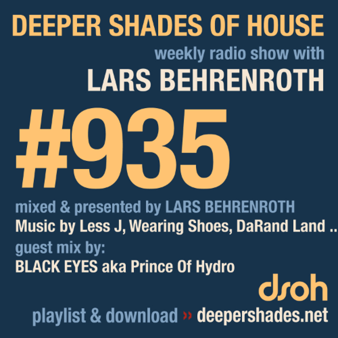 Cover von DSOH #935 Deeper Shades Of House w/ guest mix by BLACK EYES aka Price of Hydro