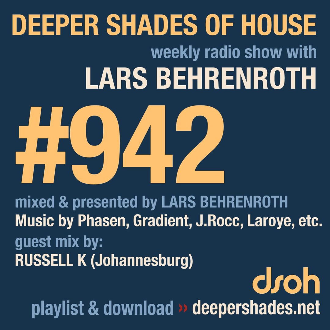Cover von DSOH #942 Deeper Shades Of House w/ guest mix by RUSSELL K