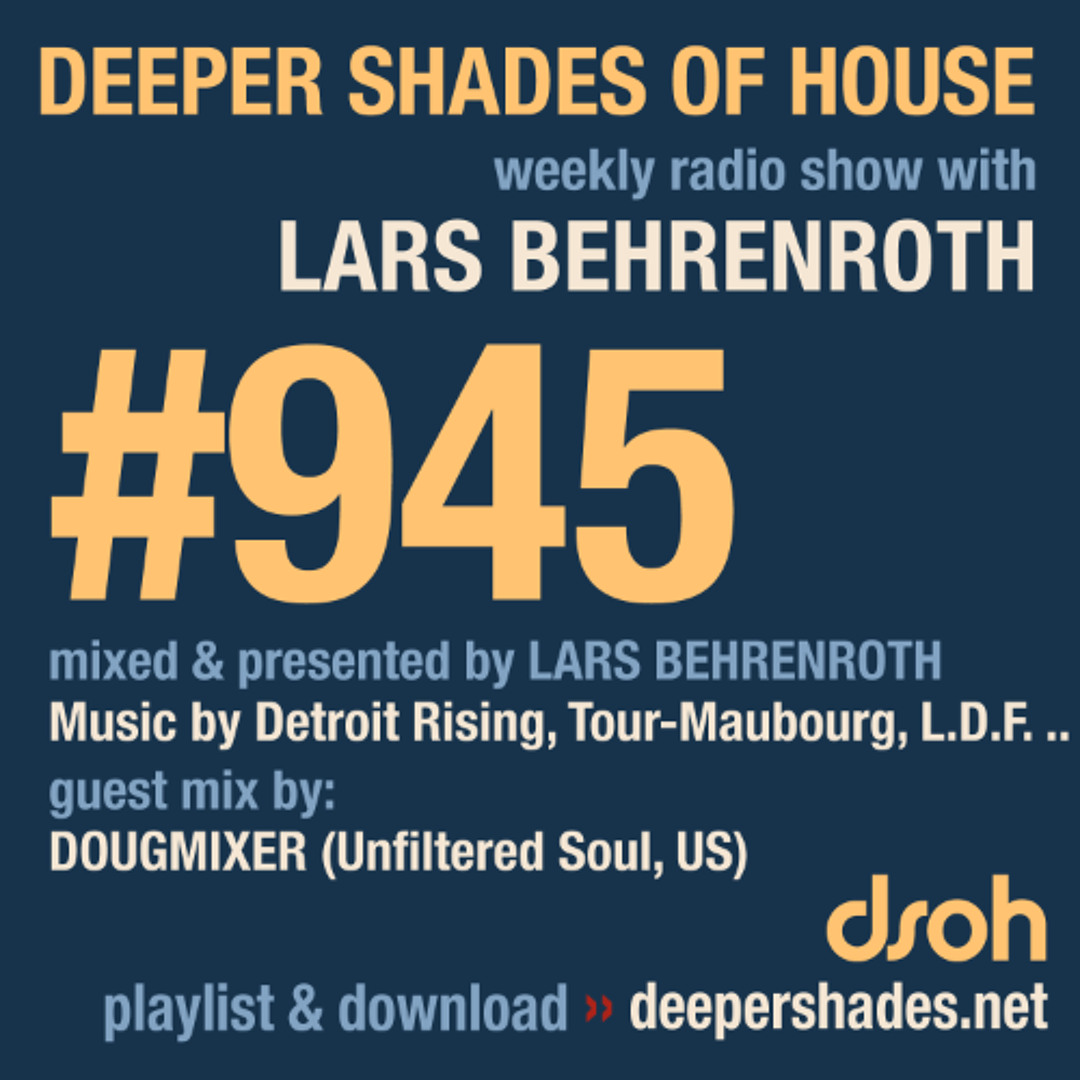 Cover von DSOH #945 Deeper Shades Of House w/ guest mix by DOUGMIXER
