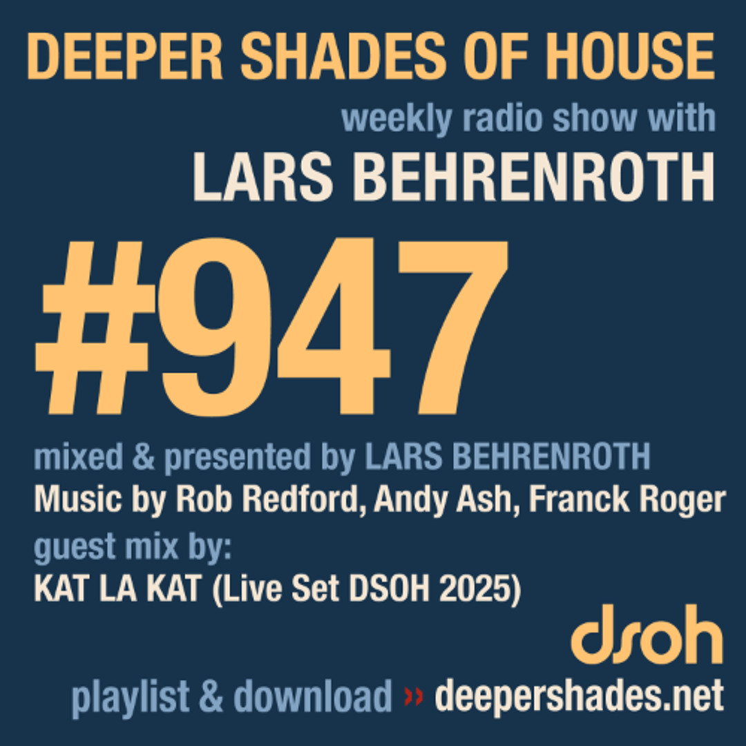 Cover von DSOH #947 Deeper Shades Of House w/ guest mix by KAT LA KAT