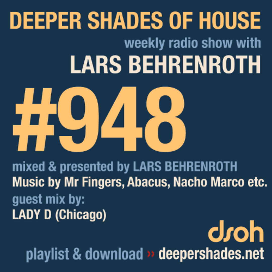 Cover von DSOH #948 Deeper Shades Of House w/ guest mix by LADY D