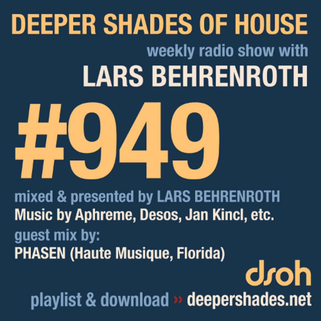 Cover von DSOH #949 Deeper Shades Of House w/ guest mix by PHASEN