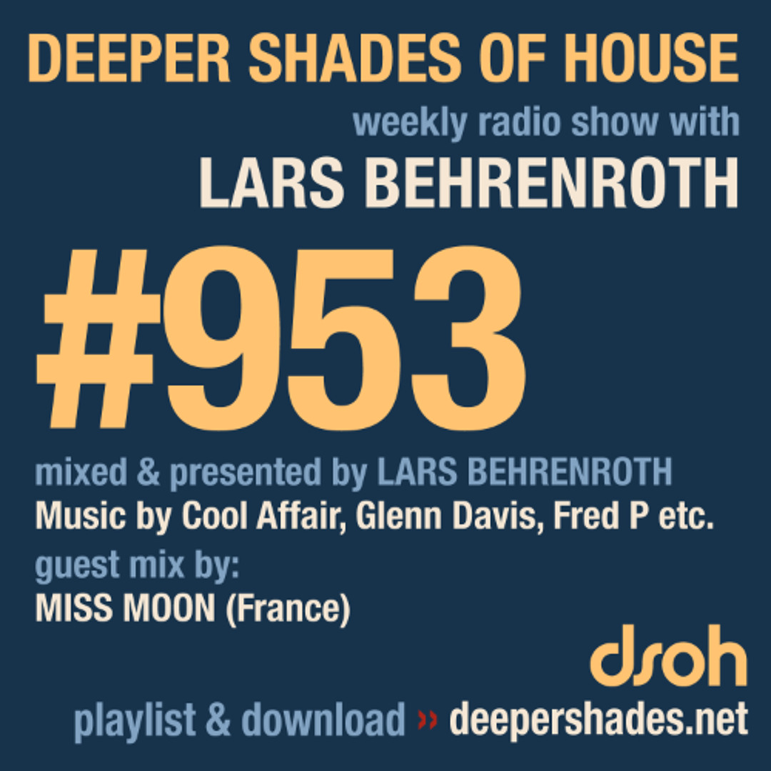 Cover von DSOH #953 Deeper Shades Of House w/ guest mix by MISS MOON