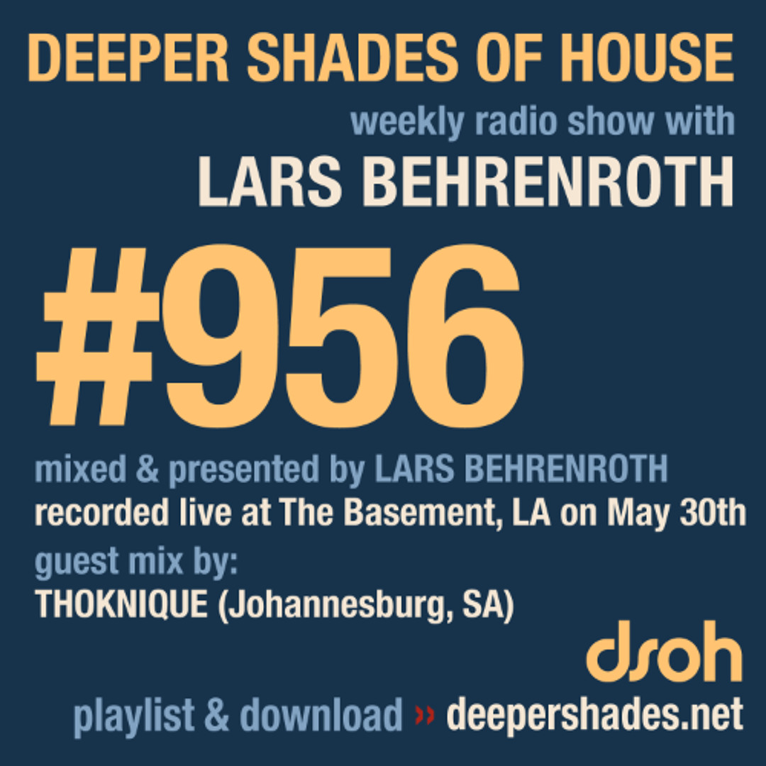 Cover von DSOH #956 Deeper Shades Of House w/ guest mix by THOKNIQUE
