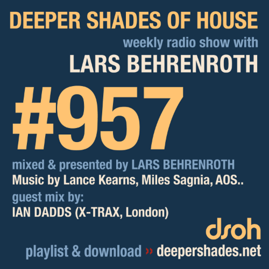 Cover von DSOH #957 Deeper Shades Of House w/ guest mix by IAN DADDS