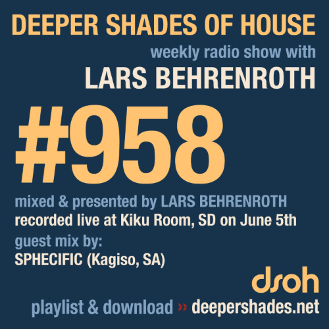 Cover von DSOH #958 Deeper Shades Of House w/ guest mix by SPHECIFIC