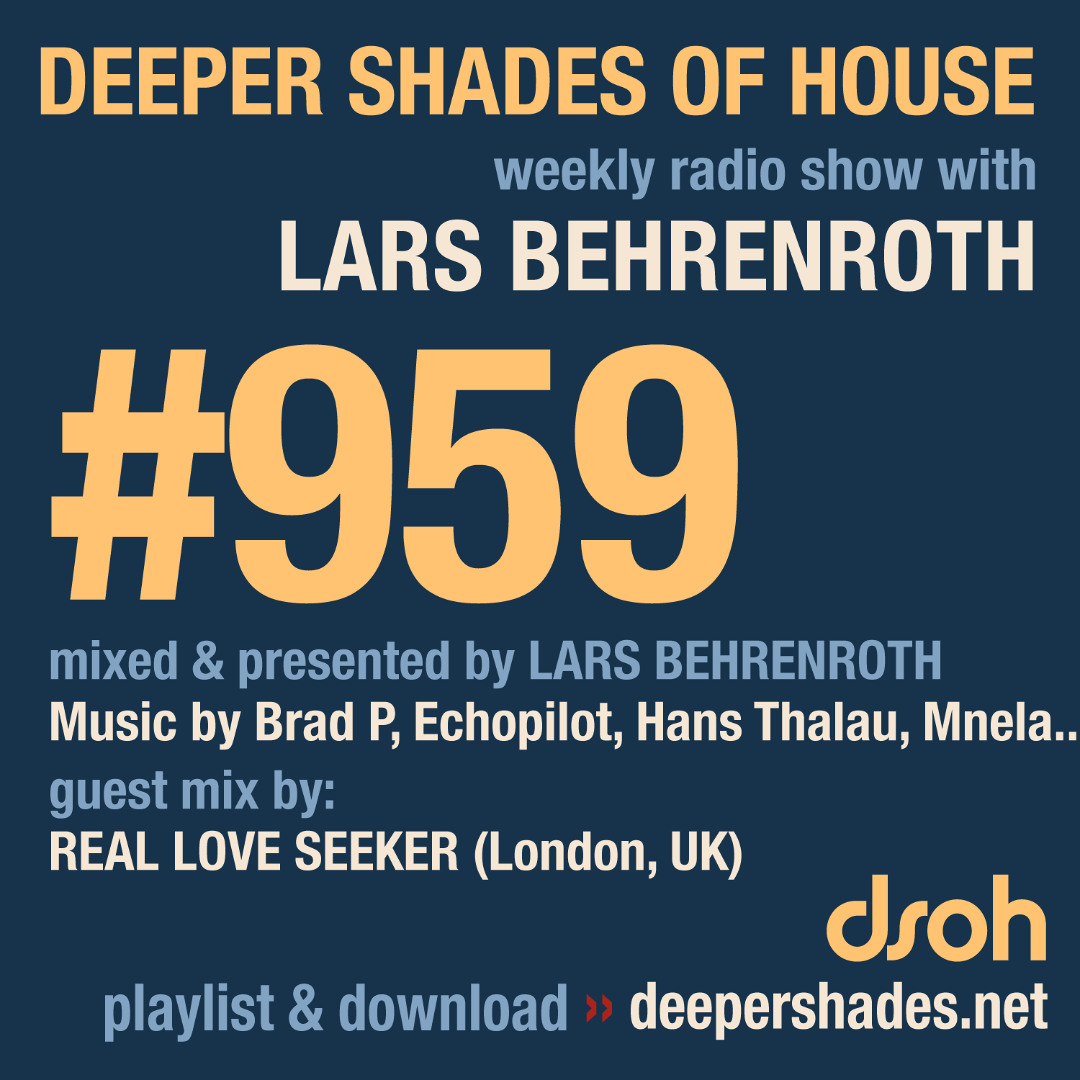 Cover von DSOH #959 Deeper Shades Of House w/ guest mix by REAL LOVE SEEKER