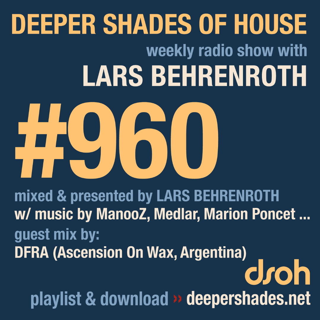 Cover von DSOH #960 Deeper Shades Of House w/ guest mix by DFRA