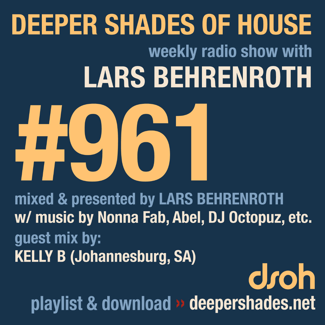 Cover von DSOH #961 Deeper Shades Of House w/ guest mix by KELLY B