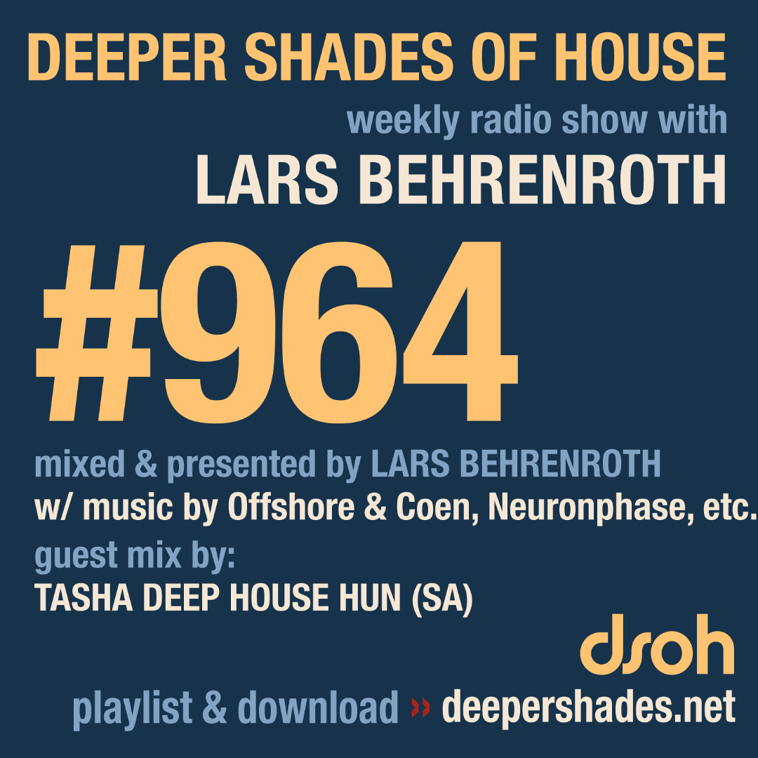 Cover von DSOH #964 Deeper Shades Of House w/ guest mix by TASHA DEEP HOUSE HUN