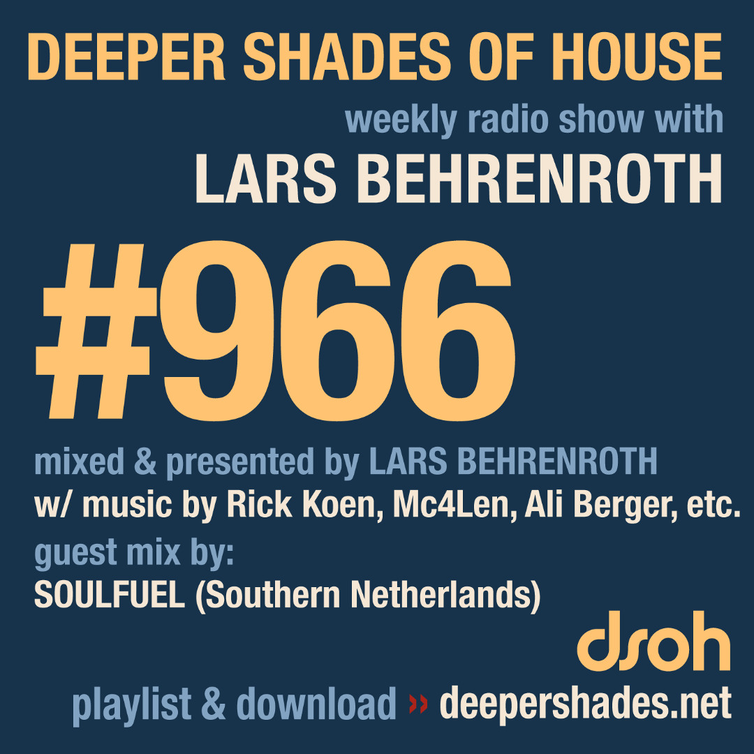 Cover von DSOH #966 Deeper Shades Of House w/ guest mix by SOULFUEL