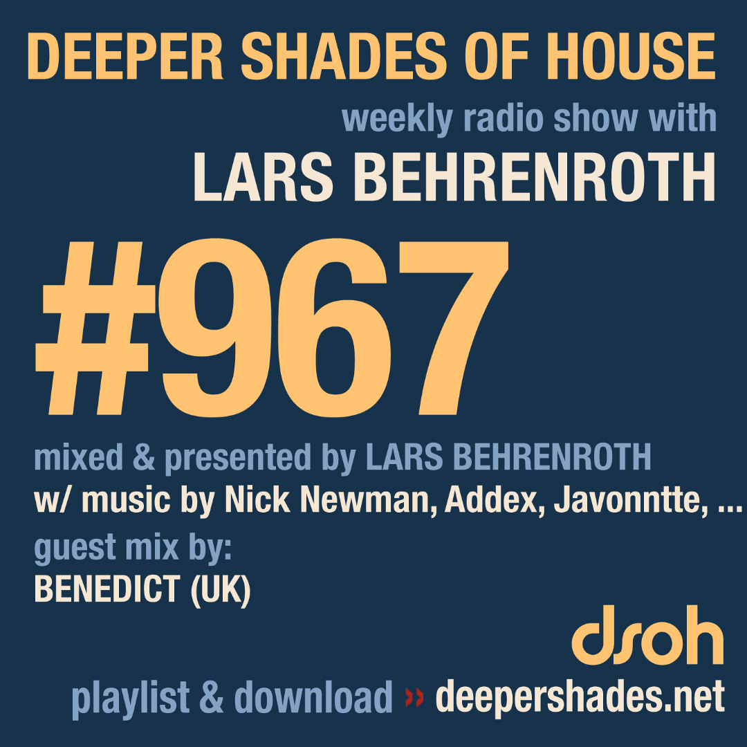 Cover von DSOH #967 Deeper Shades Of House w/ guest mix by BENEDICT