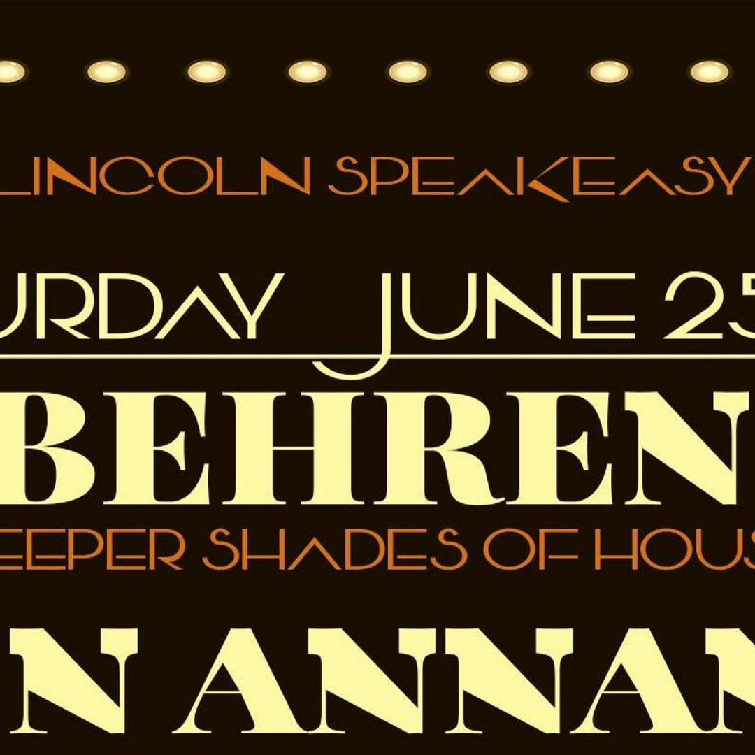 Cover von Lars Behrenroth live at Lincoln Speakeasy - LA, June 25th 2016