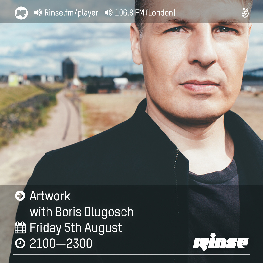 Cover von Rinse FM Podcast - Artwork w/ Boris Dlugosch - 5th August 2016