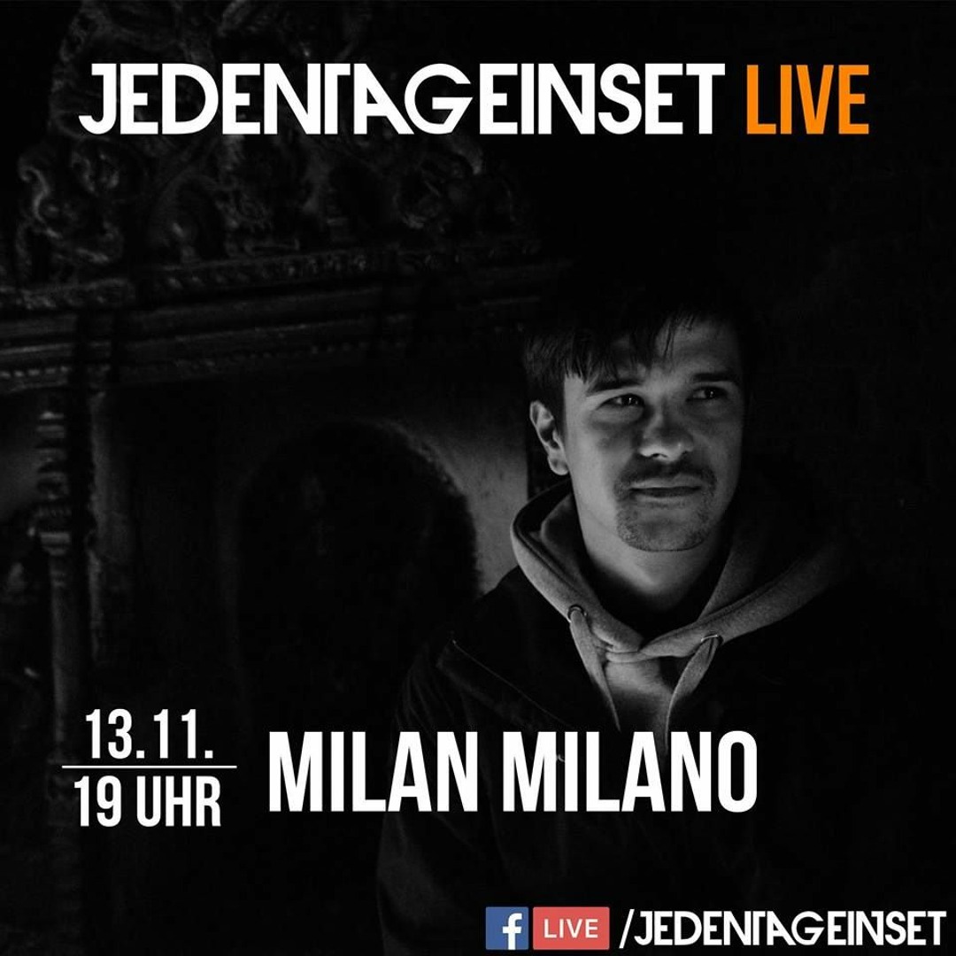 Cover von Milan Milano - Jeden Tag ein Set LIVE 01