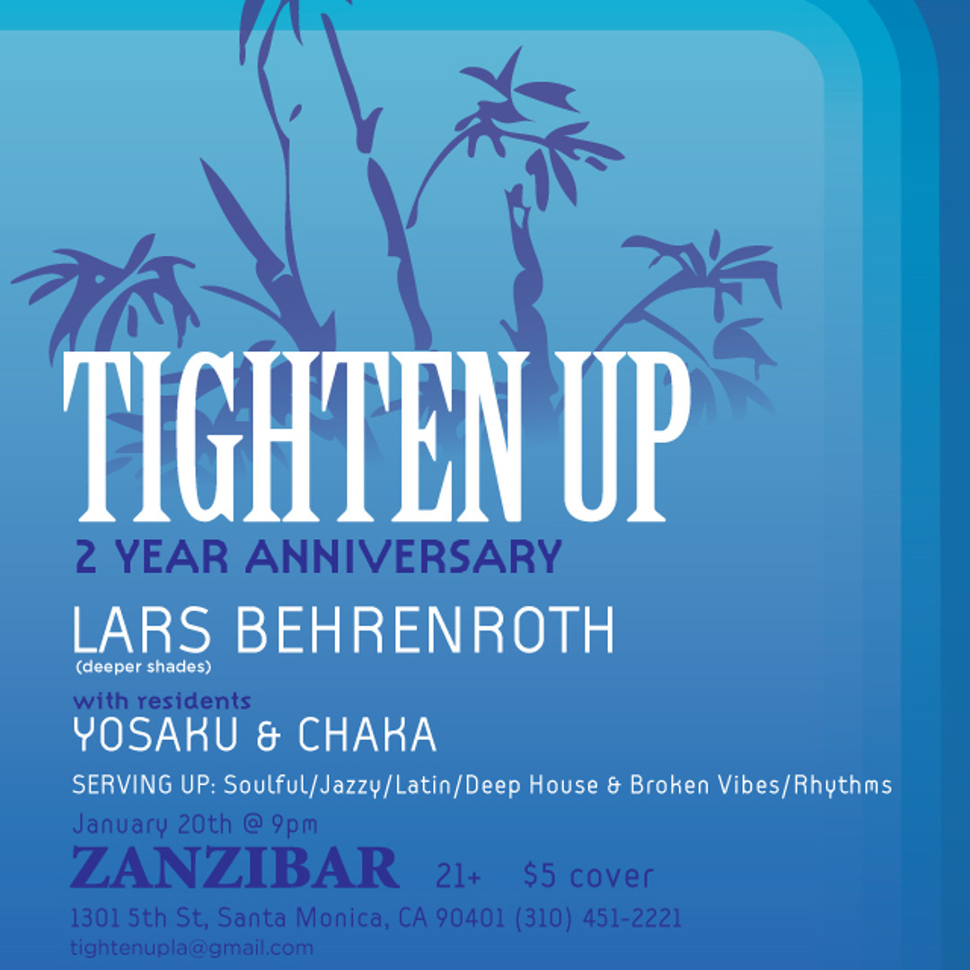 Cover von Lars Behrenroth Tighten Up 2 yr anniversary