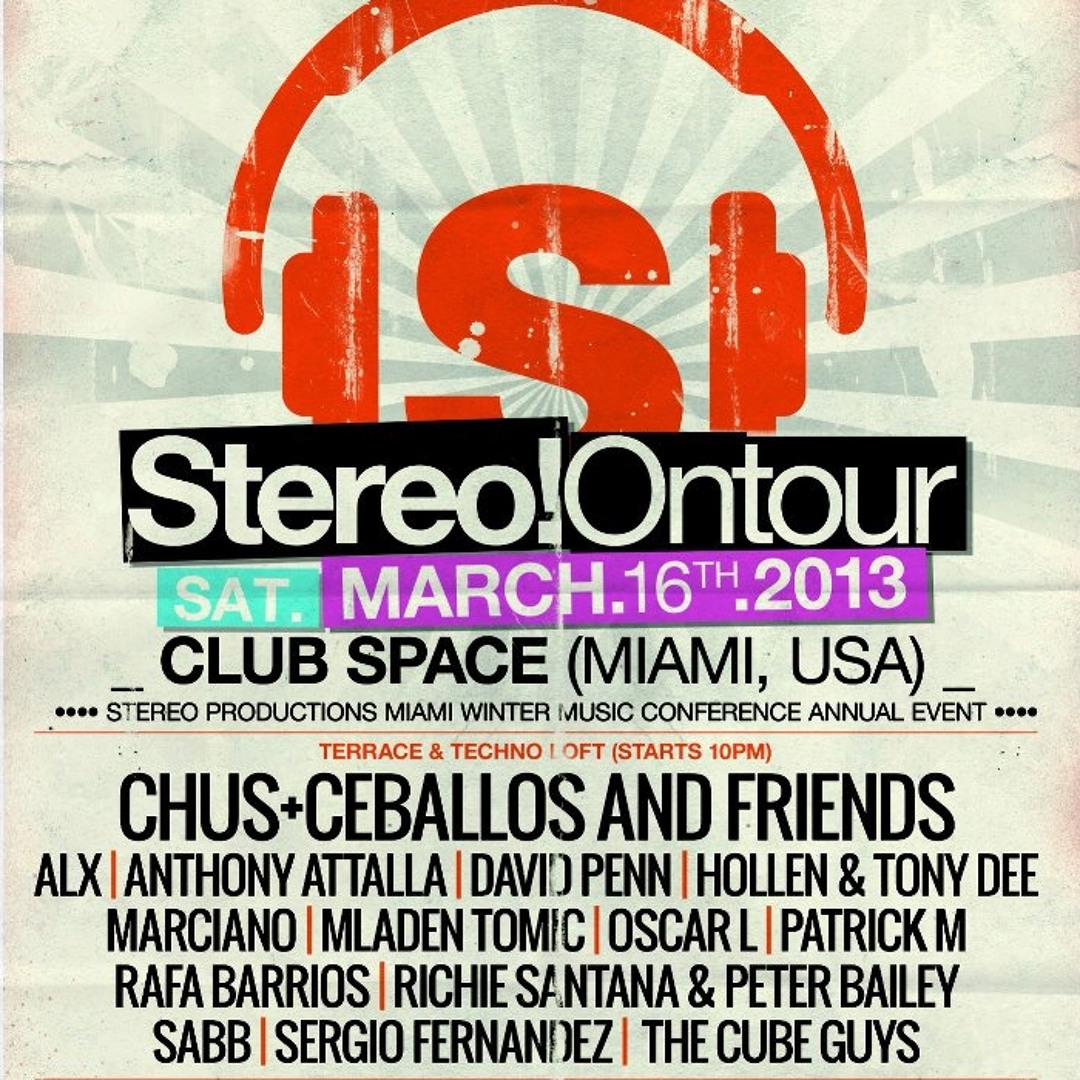 Cover von Mladen Tomic - Live @ Space Terrace, Miami, WMC Stereo on Tour, 16.03.2013.